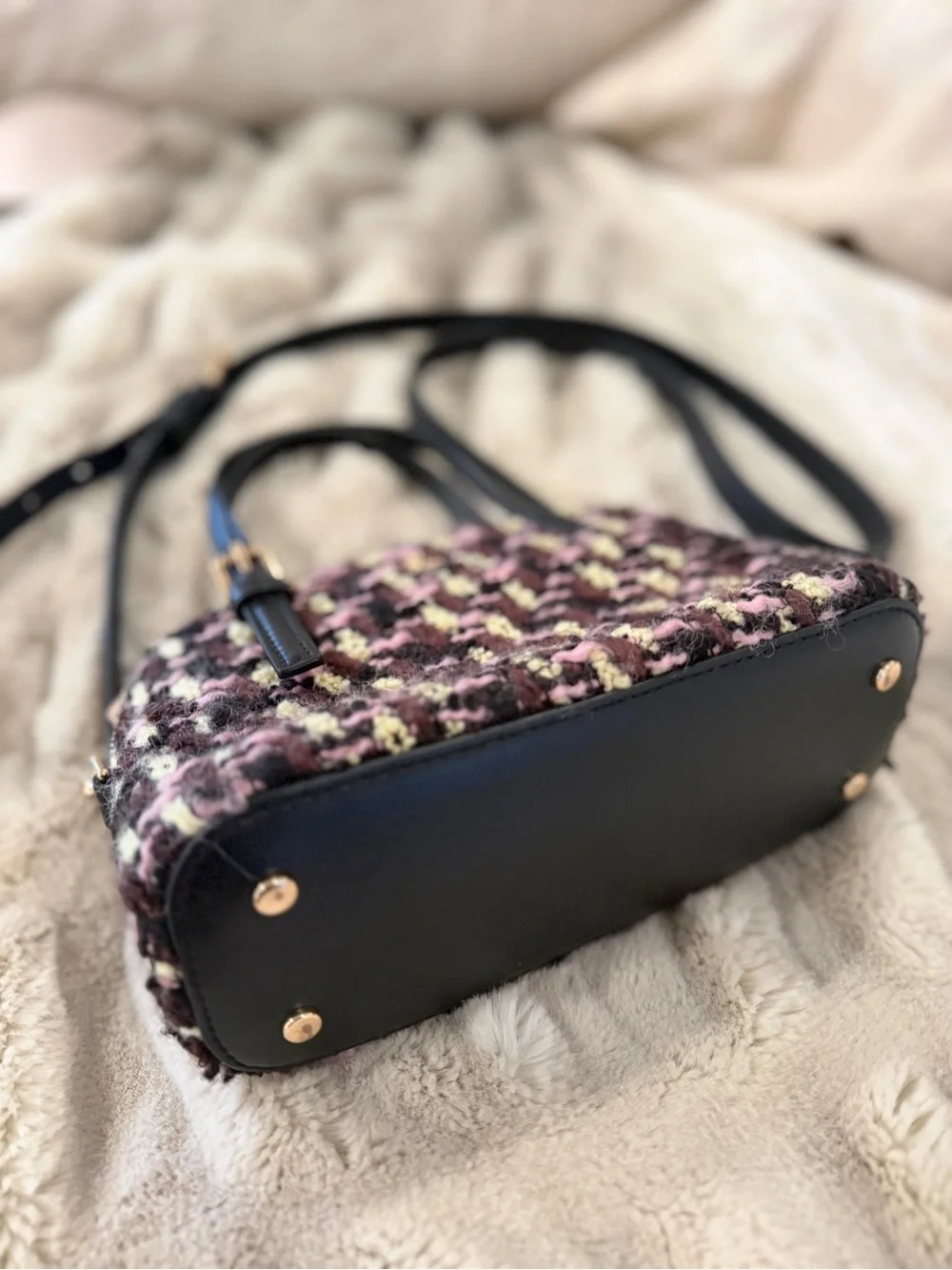 Tory Burch Emerson Tweed Mini Crossbody